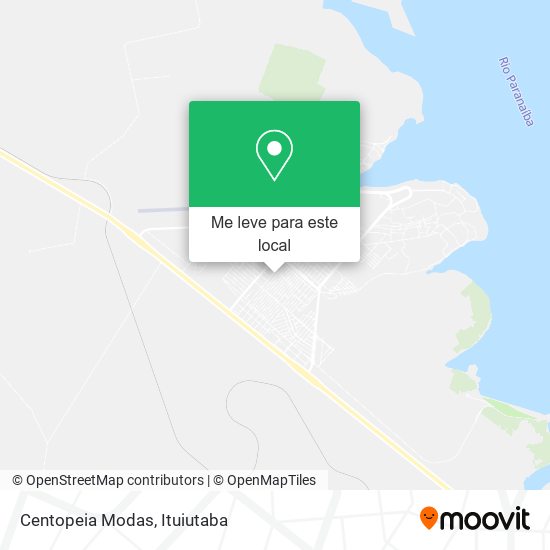 Centopeia Modas mapa