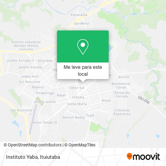 Instituto Yaba mapa