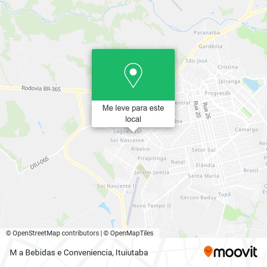 M a Bebidas e Conveniencia mapa