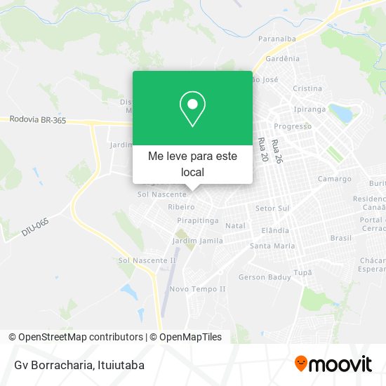 Gv Borracharia mapa