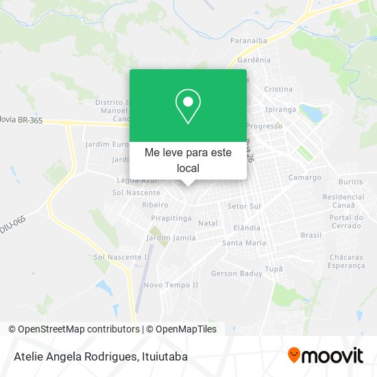 Atelie Angela Rodrigues mapa