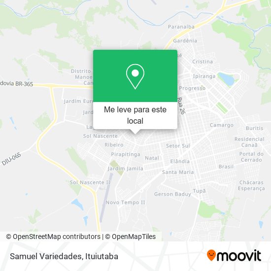 Samuel Variedades mapa