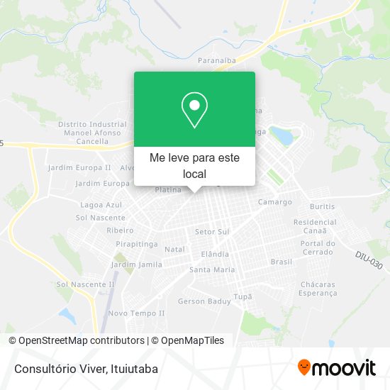 Consultório Viver mapa