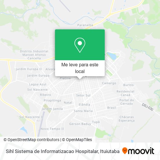 Sihl Sistema de Informatizacao Hospitalar mapa
