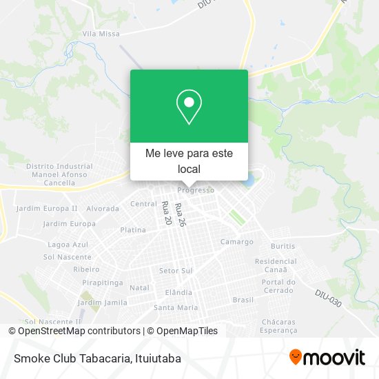 Smoke Club Tabacaria mapa