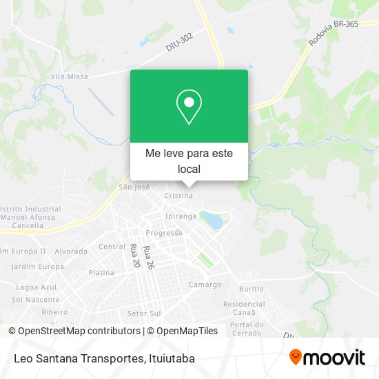 Leo Santana Transportes mapa
