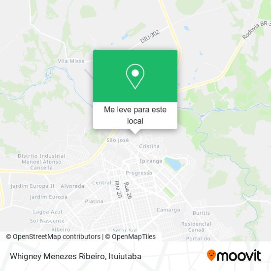 Whigney Menezes Ribeiro mapa