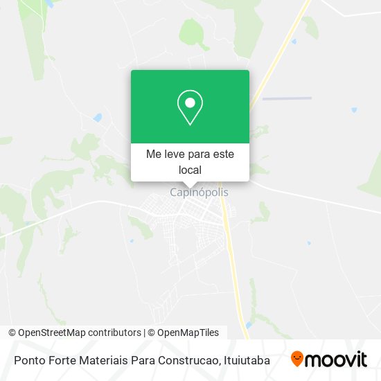 Ponto Forte Materiais Para Construcao mapa