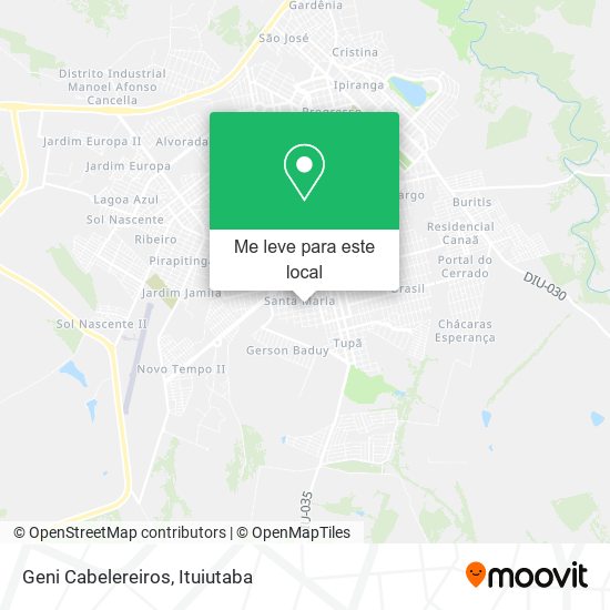 Geni Cabelereiros mapa