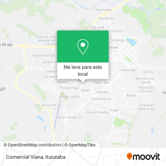 Comercial Viana mapa