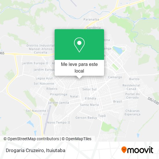 Drogaria Cruzeiro mapa