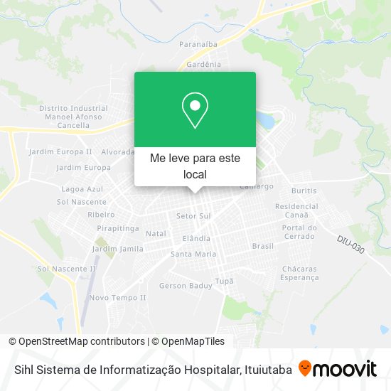 Sihl Sistema de Informatização Hospitalar mapa