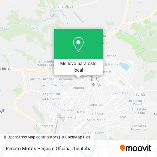 Renato Motos Peças e Oficina mapa