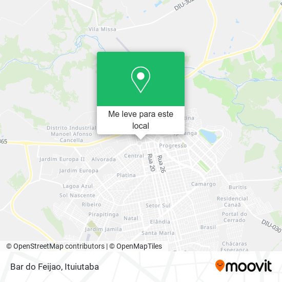 Bar do Feijao mapa
