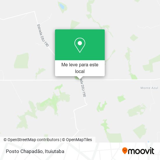 Posto Chapadão mapa