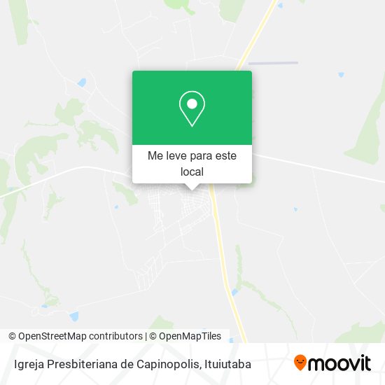 Igreja Presbiteriana de Capinopolis mapa