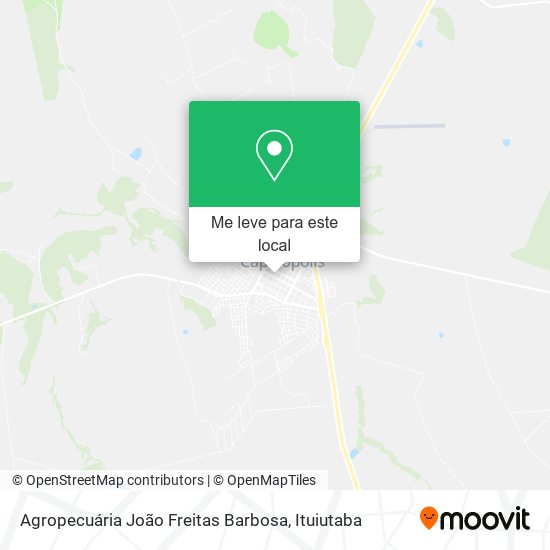 Agropecuária João Freitas Barbosa mapa