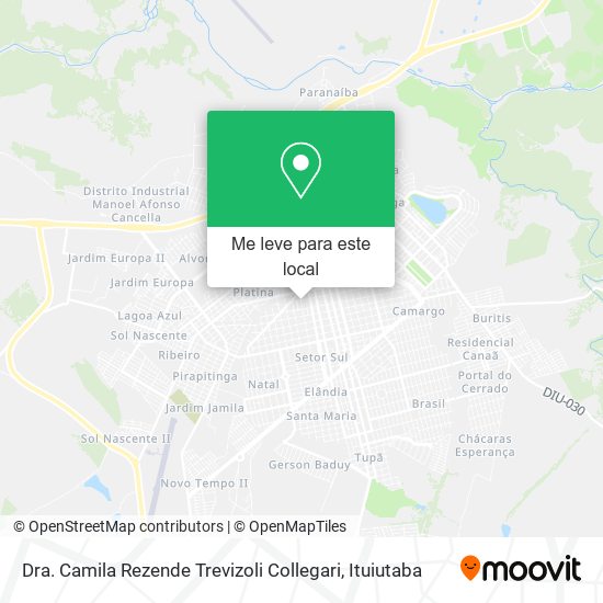 Dra. Camila Rezende Trevizoli Collegari mapa