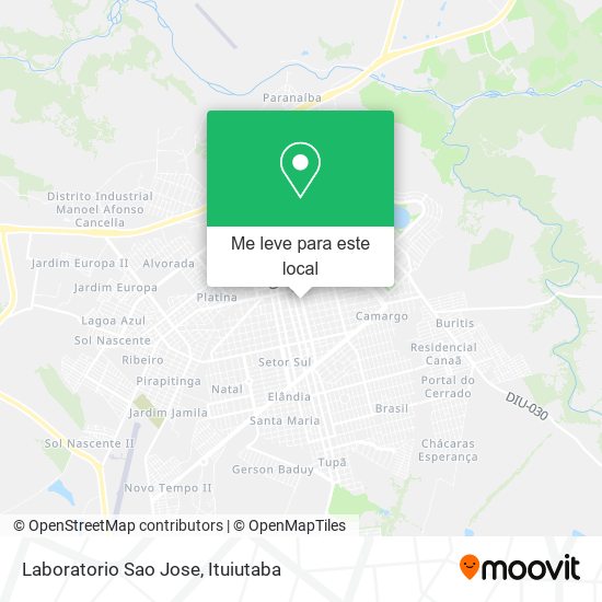 Laboratorio Sao Jose mapa