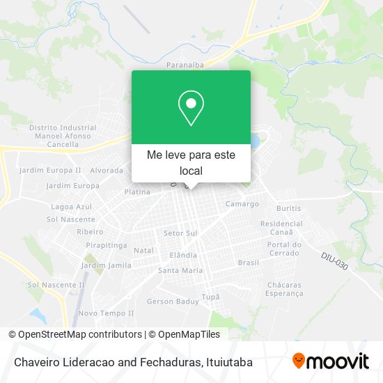 Chaveiro Lideracao and Fechaduras mapa