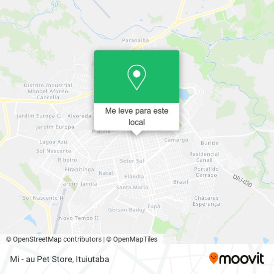 Mi - au Pet Store mapa