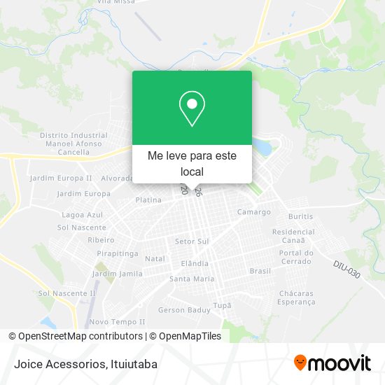 Joice Acessorios mapa