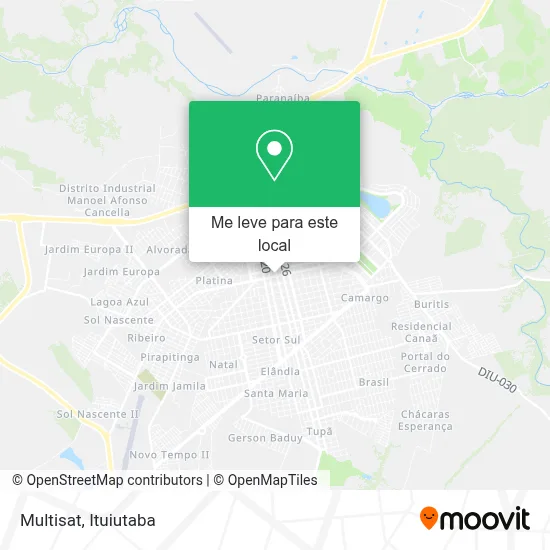 Multisat mapa