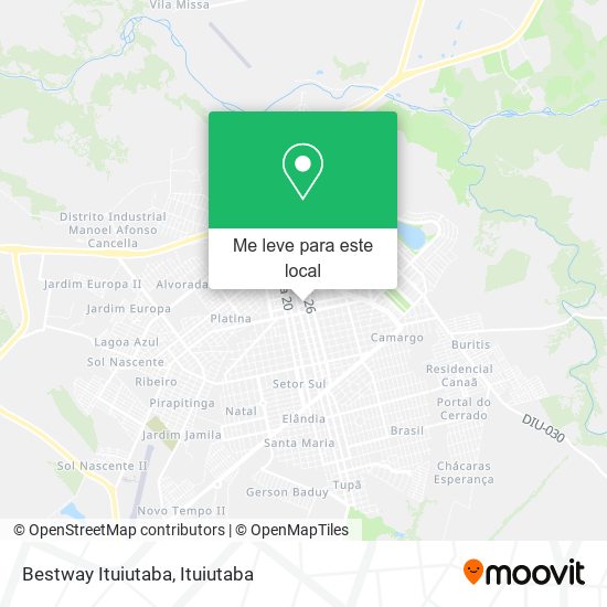 Bestway Ituiutaba mapa