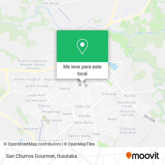 San Churros Gourmet mapa