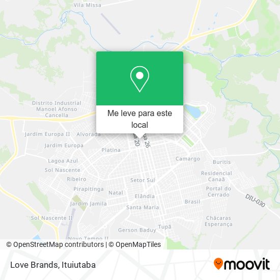 Love Brands mapa