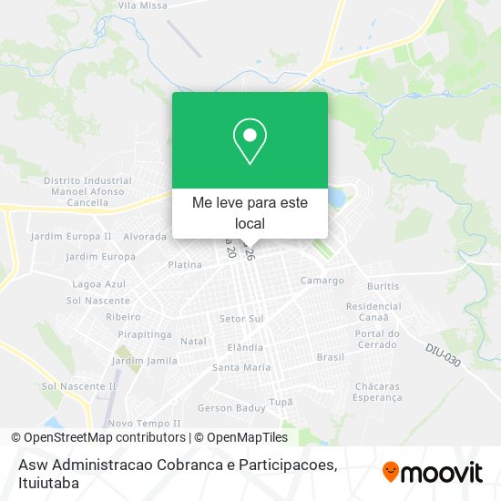 Asw Administracao Cobranca e Participacoes mapa