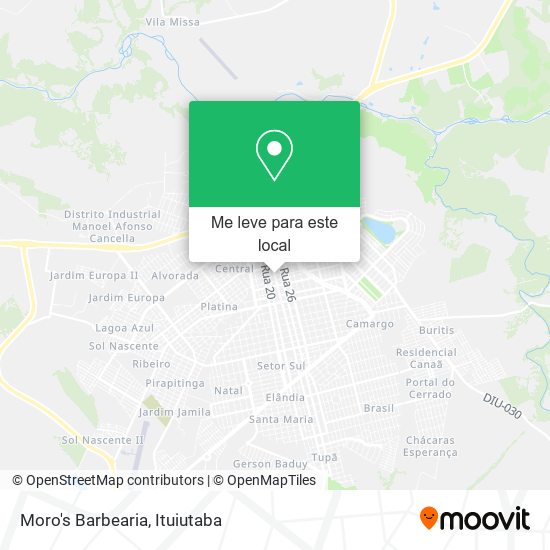 Moro's Barbearia mapa