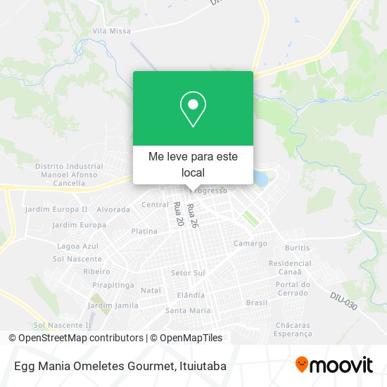 Egg Mania Omeletes Gourmet mapa