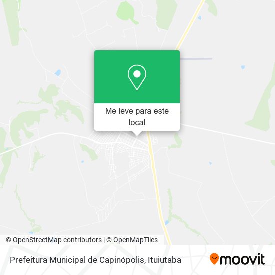 Prefeitura Municipal de Capinópolis mapa