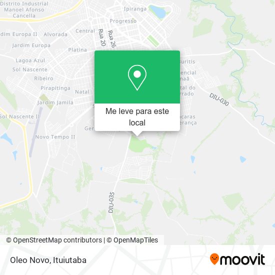 Oleo Novo mapa