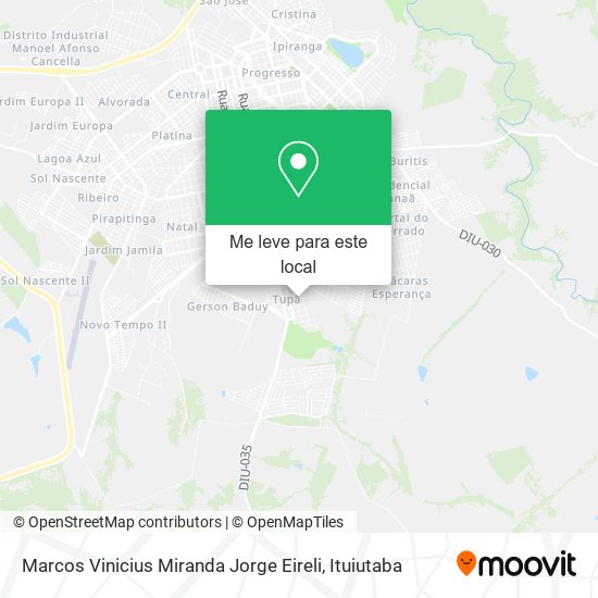 Marcos Vinicius Miranda Jorge Eireli mapa