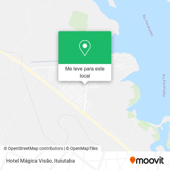 Hotel Mágica Visão mapa