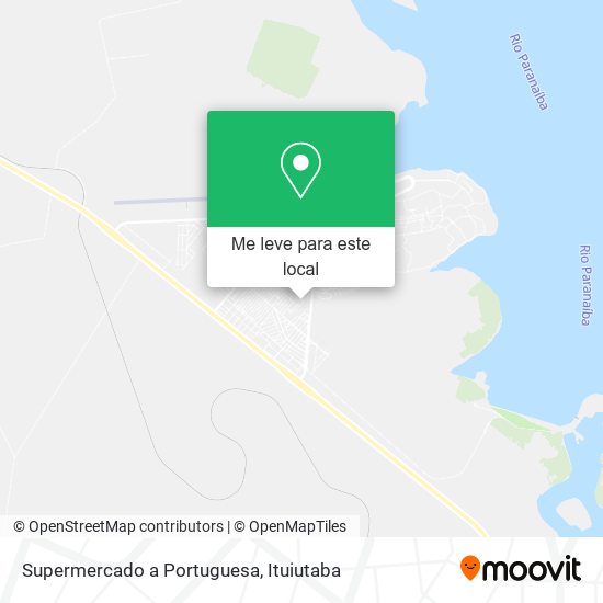 Supermercado a Portuguesa mapa