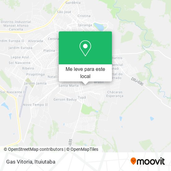 Gas Vitoria mapa