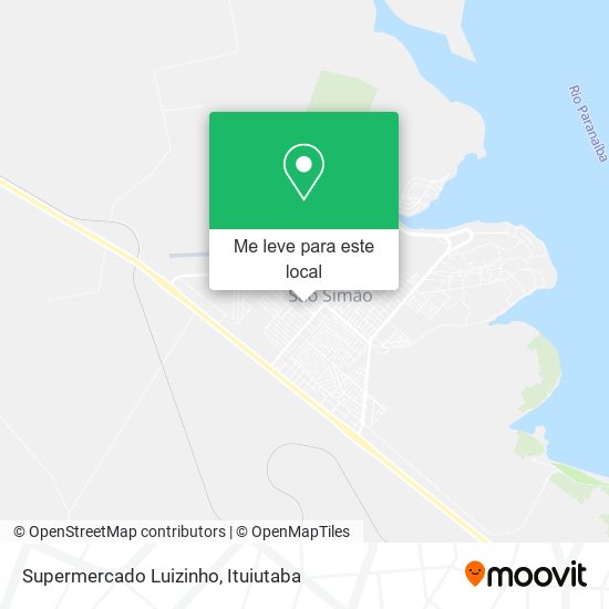 Supermercado Luizinho mapa