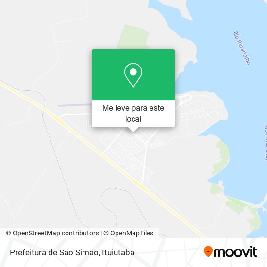 Prefeitura de São Simão mapa