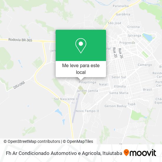 Fh Ar Condicionado Automotivo e Agricola mapa