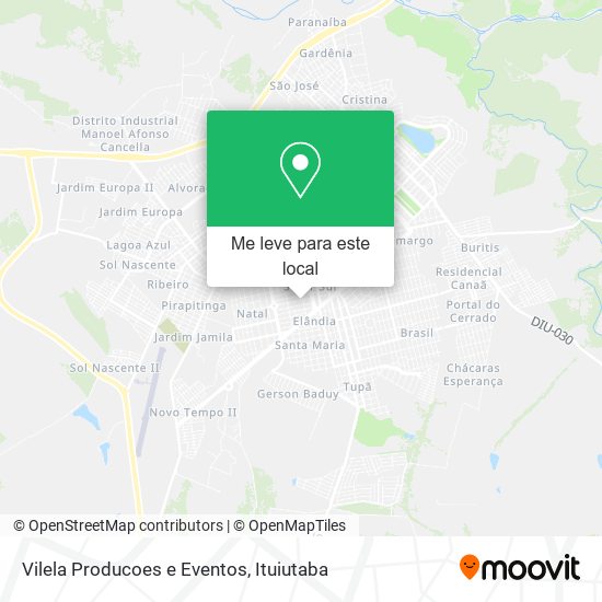 Vilela Producoes e Eventos mapa