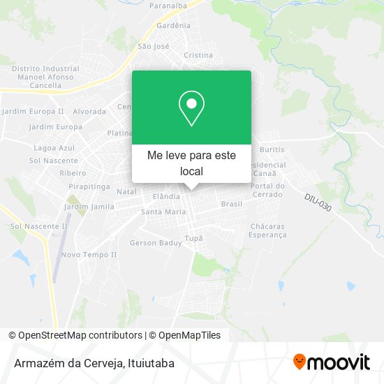Armazém da Cerveja mapa
