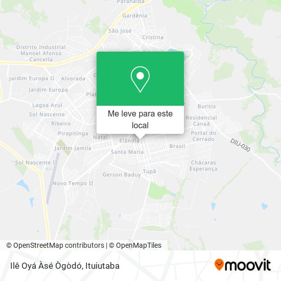 Ilê Oyá Àsé Ògòdó mapa