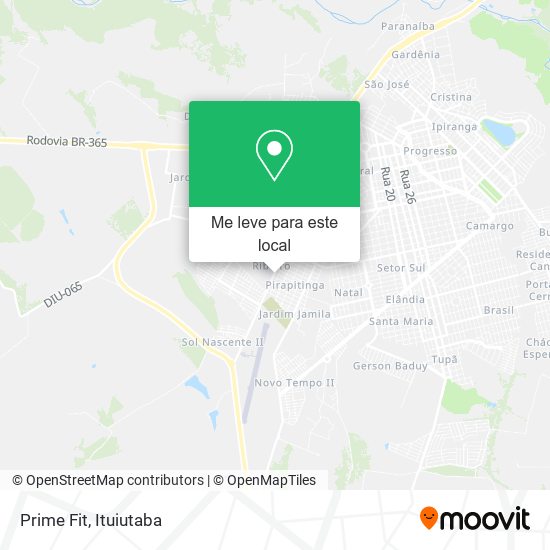 Prime Fit mapa