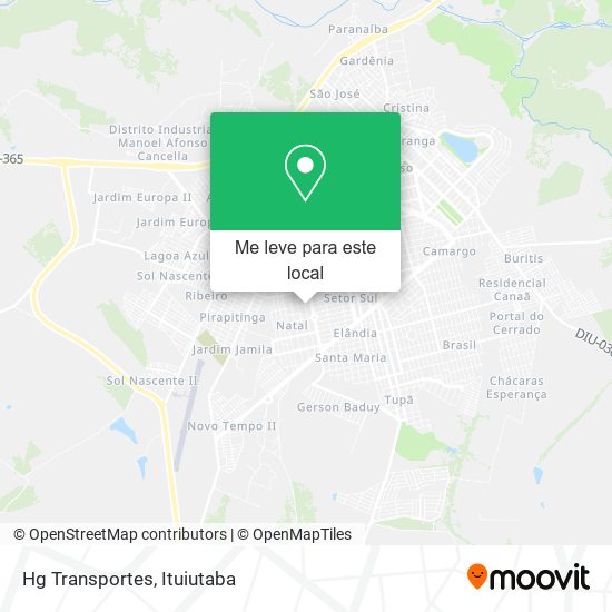 Hg Transportes mapa