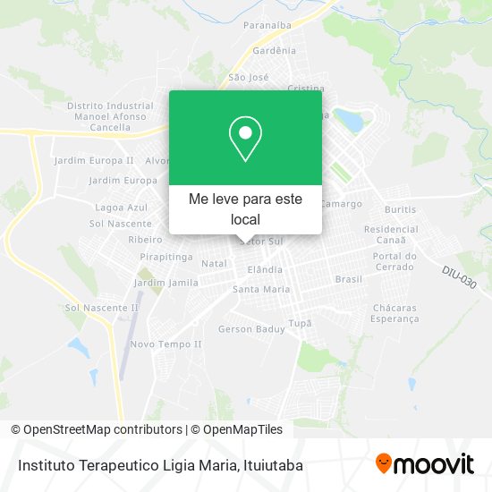 Instituto Terapeutico Ligia Maria mapa