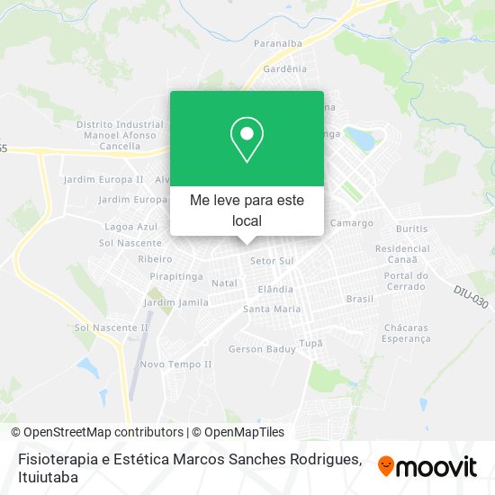 Fisioterapia e Estética Marcos Sanches Rodrigues mapa