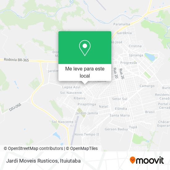 Jardi Moveis Rusticos mapa